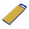561-02024; Markers for cables and wires; Label symbol: B; 2.8÷3.8mm; yellow; HELLERMANNTYTON