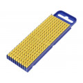 561-02044; Markers for cables and wires; Label symbol: D; 2.8÷3.8mm; yellow; HELLERMANNTYTON