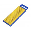 561-02054; Markers for cables and wires; Label symbol: E; 2.8÷3.8mm; yellow; HELLERMANNTYTON