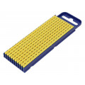 561-02064; Markers for cables and wires; Label symbol: F; 2.8÷3.8mm; yellow; HELLERMANNTYTON