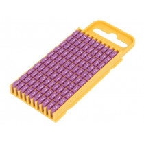 561-03677; Markers for cables and wires; Label symbol: 7; 4.3÷5.3mm; violet; HELLERMANNTYTON