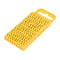 561-03694; Markers for cables and wires; Label symbol: 9; 4.3÷5.3mm; yellow; HELLERMANNTYTON