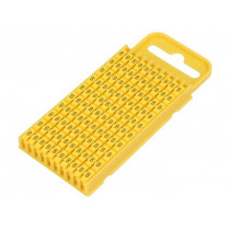 561-03024; Markers for cables and wires; Label symbol: B; 4.3÷5.3mm; yellow; HELLERMANNTYTON