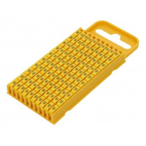 561-03134; Markers for cables and wires; Label symbol: M; 4.3÷5.3mm; yellow; HELLERMANNTYTON