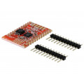 MOD-WIFI-ESP8266-DEV; Dev.kit: WiFi; pin strips; SDIO,SPI,UART; Comp: ESP8266; OLIMEX MOD-WIFI-ESP8266-DEV; Dev.kit: WiFi; pin strips; SDIO,SPI,UART; Comp: ESP8266; OLIMEX