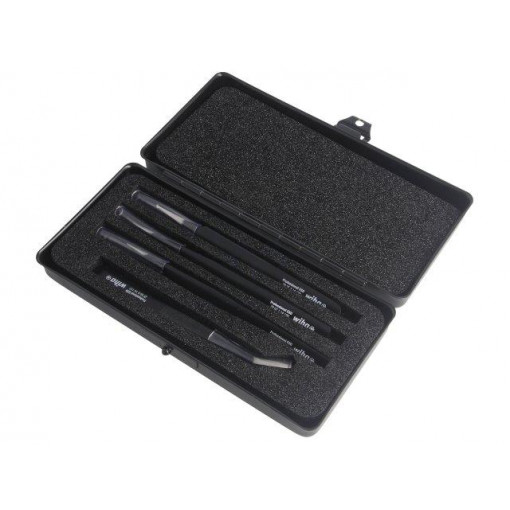 32349; Set of tweezers; non-magnetic; ESD; Pcs: 4; WIHA 32349; Set of tweezers; non-magnetic; ESD; Pcs: 4; WIHA
