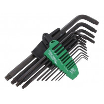 24312; Key set; Chrom-vanadium steel; Pcs: 13; WIHA