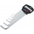 01416; Key set; hexagon keys; Chrom-vanadium steel; Pcs: 7; WIHA
