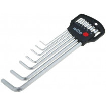01416; Key set; hexagon keys; Chrom-vanadium steel; Pcs: 7; WIHA 01416; Key set; hexagon keys; Chrom-vanadium steel; Pcs: 7; WIHA