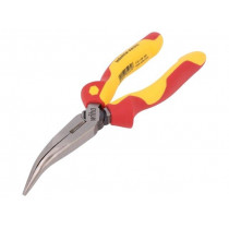 35462; Pliers; insulated,curved,half-rounded nose; steel; 200mm; 1kVAC; WIHA
