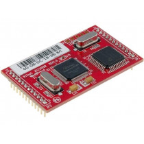 WIZ100SR; Module: Ethernet; 3.3VDC; UART; pin header x2; 2mm; WIZNET