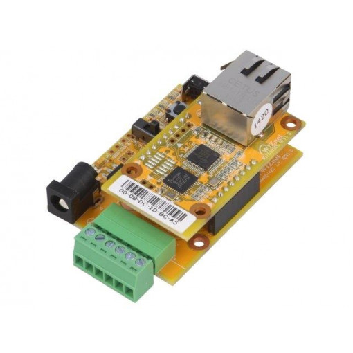 WIZ550S2E-485; Module: Ethernet; Comp: SP3232EBEY,W5500; uC: LPC11E36FHN33; WIZNET WIZ550S2E-485; Module: Ethernet; Comp: SP3232EBEY,W5500; uC: LPC11E36FHN33; WIZNET