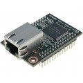 WIZ830MJ; Module: Ethernet; Comp: W5300; 3.3VDC; parallel; RJ45,pin header; WIZNET