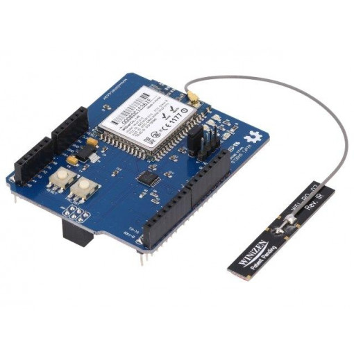 WIZFI SHIELD; Expansion board; UART,WiFi; WIZFI210; pin strips,pin header; WIZNET