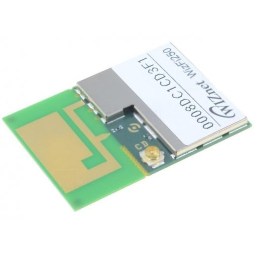WIZFI250; Module: WiFi; IEEE 802.11b/g/n; SPI,UART; 65Mbps; WIZNET