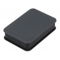 WK-2.29; Enclosure: multipurpose; X: 56mm; Y: 80mm; Z: 22mm; ABS + PC; black; TEKO