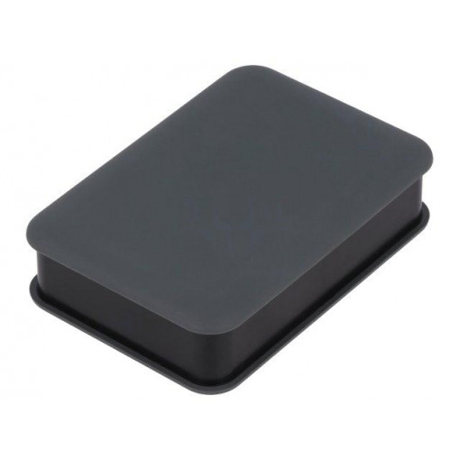 WK-2.29; Enclosure: multipurpose; X: 56mm; Y: 80mm; Z: 22mm; ABS + PC; black; TEKO