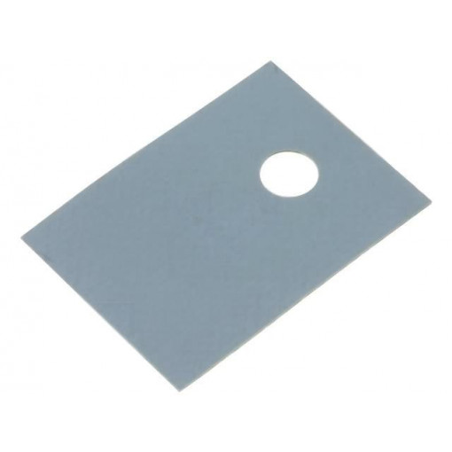 WK 220; Heat transfer pad: silicone; TO220; L: 18mm; W: 13mm; Thk: 0.2mm; FISCHER ELEKTRONIK