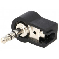 WKLS 40; Plug; Jack 3,5mm; male; stereo; ways: 3; angled 90°; for cable; LUMBERG