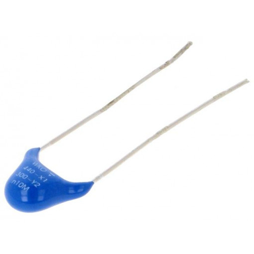 WKO101MCPCRAKR; Capacitor: ceramic; X1,Y2,suppression capacitor; 100pF; Y5S; ±20%; VISHAY