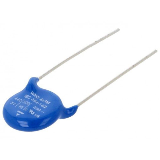 WKO472MCPEJ0KR; Capacitor: ceramic; X1,Y2,suppression capacitor; 4.7nF; Y5U; ±20%; VISHAY