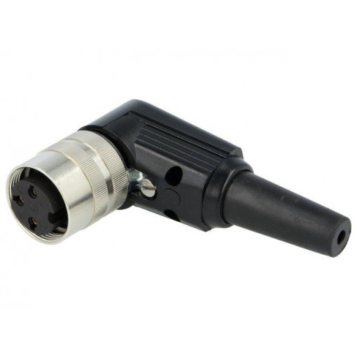 WKV 30; Connector: M16; plug; female; soldering; for cable; PIN: 3; 5A; 250V; LUMBERG