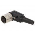 WKV 60; Connector: M16; plug; female; soldering; for cable; PIN: 6; 5A; 250V; LUMBERG