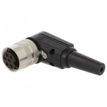 WKV 60; Connector: M16; plug; female; soldering; for cable; PIN: 6; 5A; 250V; LUMBERG