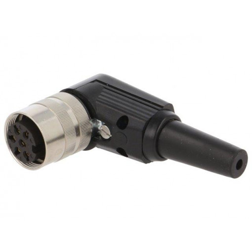 WKV 60; Connector: M16; plug; female; soldering; for cable; PIN: 6; 5A; 250V; LUMBERG
