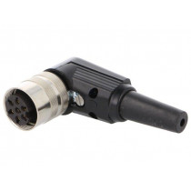 WKV 70; Connector: M16; plug; female; soldering; for cable; PIN: 7; 5A; 250V; LUMBERG