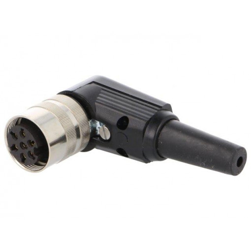 WKV 70; Connector: M16; plug; female; soldering; for cable; PIN: 7; 5A; 250V; LUMBERG