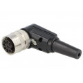 WKV 80; Connector: M16; plug; female; soldering; for cable; PIN: 8; 5A; 60V; LUMBERG