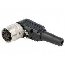WKV 80; Connector: M16; plug; female; soldering; for cable; PIN: 8; 5A; 60V; LUMBERG