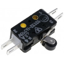 83 132 S54 ER7.5; Microswitch SNAP ACTION; with lever (with roller); 2.5A/250VAC; PROMET 83 132 S54 ER7.5; Microswitch SNAP ACTION; with lever (with roller); 2.5A/250VAC; PROMET