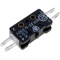 83 132 S; Microswitch SNAP ACTION; without lever; SPST-NO + SPST-NC; IP40; PROMET 83 132 S; Microswitch SNAP ACTION; without lever; SPST-NO + SPST-NC; IP40; PROMET
