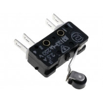 83 133 S54 ER14.1; Microswitch SNAP ACTION; with lever (with roller); 2.5A/250VAC; PROMET 83 133 S54 ER14.1; Microswitch SNAP ACTION; with lever (with roller); 2.5A/250VAC; PROMET