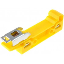 WM-35 A45-2201; Mounting adapter; yellow; DIN; Width: 11mm; polyamide; TS35; POKÓJ