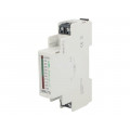 WN-711; Module: voltage indicator; 230VAC; IP20; DIN; Colour: red/green; F&F