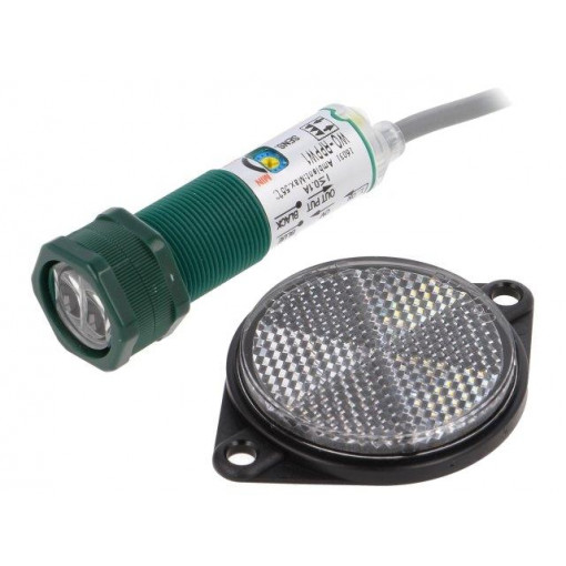 WO-RPPW1; Sensor: photoelectric; Range: 0÷3m; PNP; DARK-ON,LIGHT-ON; 100mA; HIGHLY