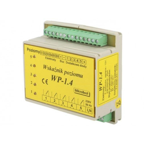 WP-1.4; Module: level monitoring relay; conductive fluid level; DIN; MIKROBEST WP-1.4; Module: level monitoring relay; conductive fluid level; DIN; MIKROBEST