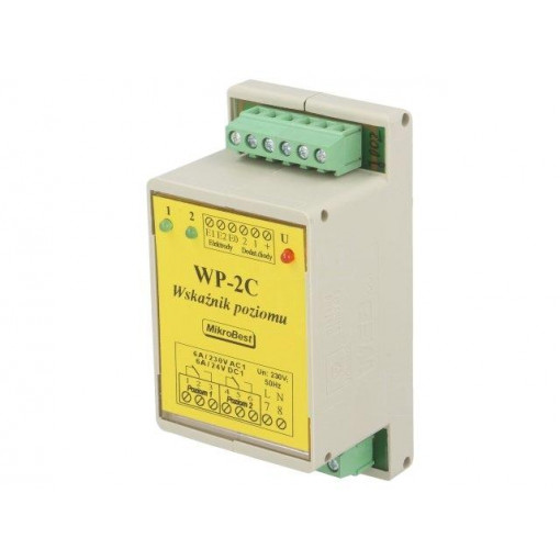 WP-2C; Module: level monitoring relay; conductive fluid level; DIN; MIKROBEST WP-2C; Module: level monitoring relay; conductive fluid level; DIN; MIKROBEST