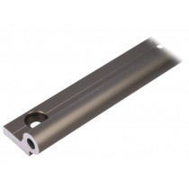 WS-16-500; Single rail; aluminium; Ø: 16mm; L: 500mm; DryLin® W; Shape: round; igus