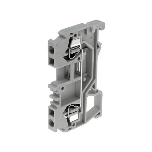 WS-2.5-01P-11; Splice terminal: rail; 0.2÷2.5mm2; ways: 1; terminals: 2; grey; TS35; DEGSON ELECTRONICS