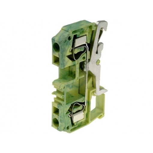 WS-4-PE; Splice terminal: rail; 0.2÷4mm2; ways: 1; terminals: 2; Width: 6mm; DEGSON ELECTRONICS