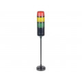 WS-AD/3D_CZ_K_275/RYG/M; Signaller: signalling column; LED; red/yellow/green; IP54; W2 WS-AD/3D_CZ_K_275/RYG/M; Signaller: signalling column; LED; red/yellow/green; IP54; W2