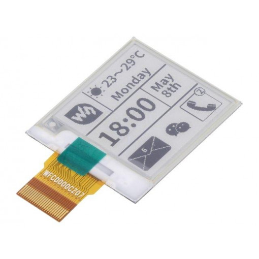 12561; Display: e-paper; 1.54 12561; Display: e-paper; 1.54