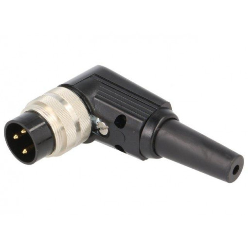 WSV 30; Connector: M16; plug; male; soldering; for cable; PIN: 3; 5A; 250V; LUMBERG
