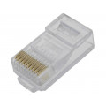 WT-10P-10C-D; Plug; RJ50; PIN: 10; Layout: 10p10c; IDC,crimped; for cable; NINIGI