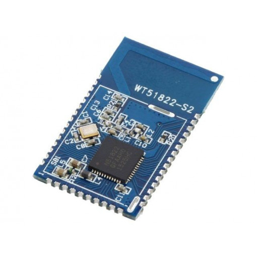 WT51822-S2; Module: Bluetooth Low Energy; GPIO,I2C,SPI,SWD,UART; SMD; WIRELESS-TAG WT51822-S2; Module: Bluetooth Low Energy; GPIO,I2C,SPI,SWD,UART; SMD; WIRELESS-TAG