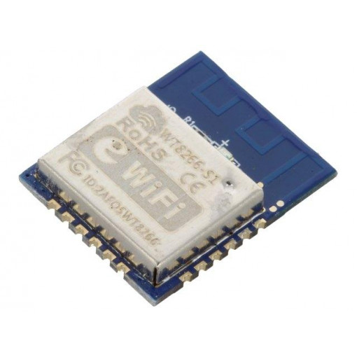 WT8266-S1; Module: WiFi; FTP,HTTP,IPv4,TCP,UDP; SMD; 18.6x15x0.8mm; WIRELESS-TAG WT8266-S1; Module: WiFi; FTP,HTTP,IPv4,TCP,UDP; SMD; 18.6x15x0.8mm; WIRELESS-TAG